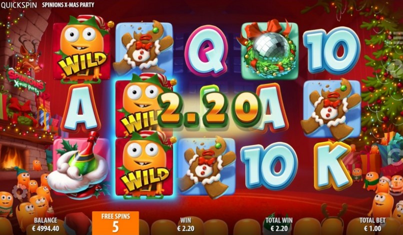 Spinions Christmas Party Slot Review: Quickspin’s Unique Slot to Play Online