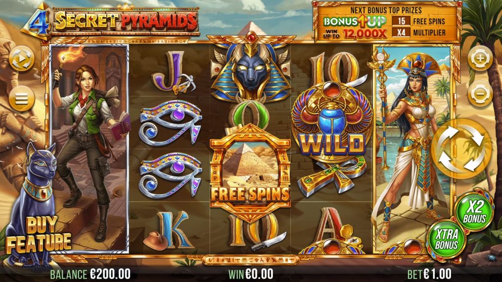 4 Secret Pyramids Slot