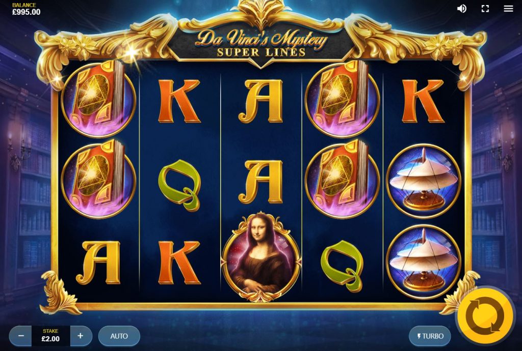 Da Vinci's Mystery Super Lines Slot